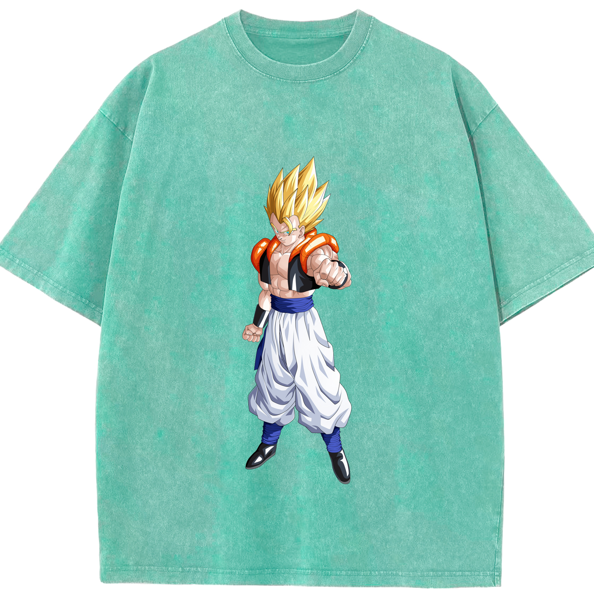 （画像用） ドラゴンボール ベジータ四世（Bejīta Yonsei）DRAGON BALL Vegeta IV 綿100% ヴィンテージ風 半袖Tシャツ（フロントプリント）